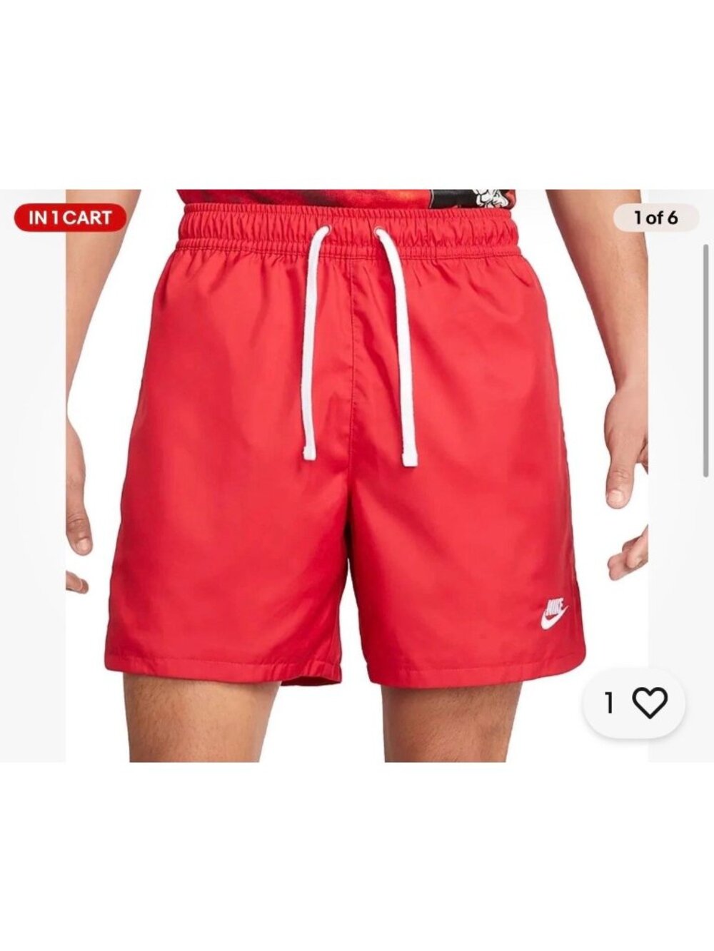 Nike XXL Red Lined Athletic Shorts Woven Flow University Read DM6829-657